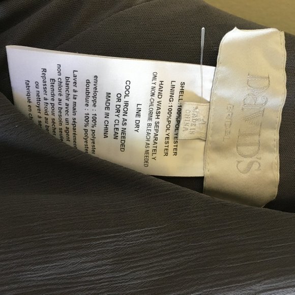 Flounced Crinkle Chiffon Sheath‎ Bridesmaid Dress - Picture 5 of 9